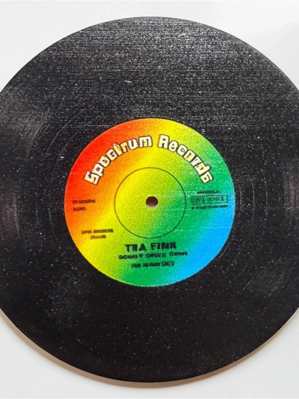 Retro Vinyl Inspired Record Coasters Set of 6 | Wooden | NWOT